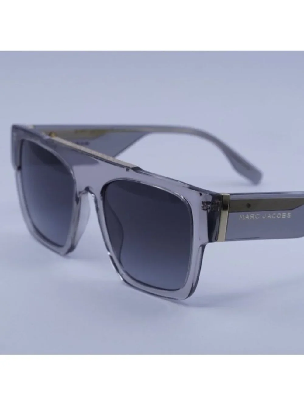 Marc Jacobs MARC 757/S 0KB7 9O Sunglasses Grey Square Frame, Grey Lenses